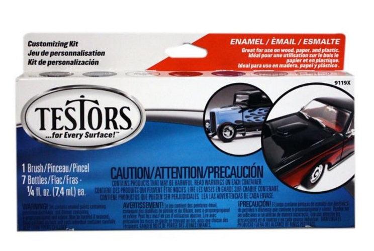 Testors TES9119X Enamel Kit Model Car 6 Colors