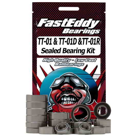 Fast Eddy TFE1389 Tamiya TT-01 Kit de cojinetes sellados para chasis
