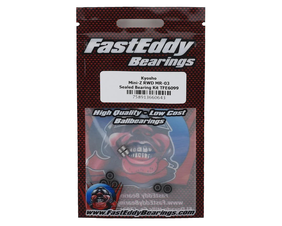 FAST EDDY TFE6099 Kyosho Mini-Z RWD MR-03 Sealed Bearing Kit