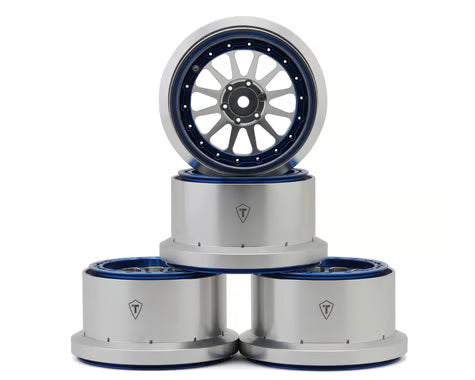 Treal Hobby Aluminum Beadlock Monster Truck Wheels for Traxxas® Mini Maxx® (4) w/12mm Hex