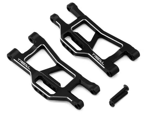 Treal Hobby Aluminum Front Lower Suspension Arm Set for Traxxas® Mini Maxx® (Blue) (2)