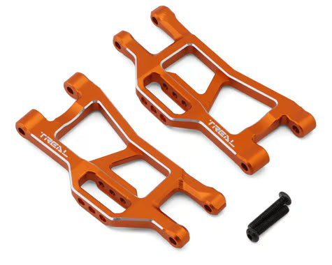 Treal Hobby Aluminum Front Lower Suspension Arm Set for Traxxas® Mini Maxx® (Blue) (2)