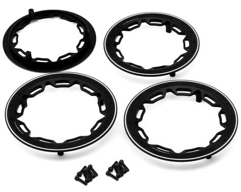 Treal Hobby 7075 Aluminum Front Wheel Rings for Traxxas® Funco® Pro Scale® (4) (3.5")