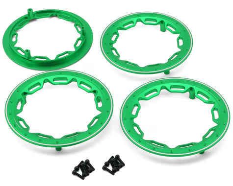 Treal Hobby 7075 Aluminum Front Wheel Rings for Traxxas® Funco® Pro Scale® (4) (3.5")