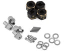 Treal Hobby Capra/SCX10 III 12mm Brass Extended Wheel Hex Adapters (4)