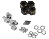 Treal Hobby Capra/SCX10 III 12mm Brass Extended Wheel Hex Adapters (4)
