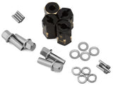 Treal Hobby Capra/SCX10 III 12mm Brass Extended Wheel Hex Adapters (4)