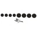 Treal Hobby FCX24 Hardened Steel Portal Drive Gears (14T/21T)