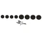 Treal Hobby FCX24 Hardened Steel Differential Gear Set (12T/24T) (Locked) w/Spool Locker