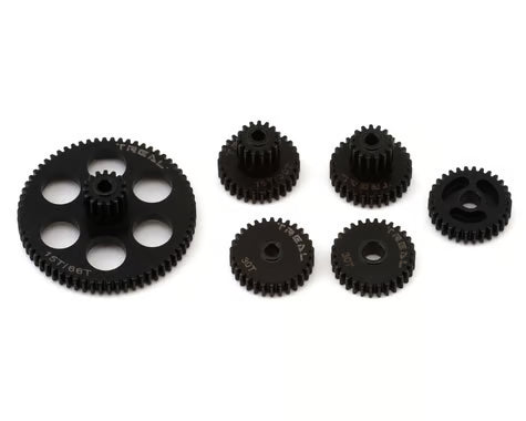 Treal Hobby FCX24 Hardened Steel Differential Gear Set (12T/24T) (Locked) w/Spool Locker