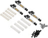 Treal Hobby FCX24 Threaded Double Barrel Aluminum Shocks (43mm (4)