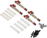 Treal Hobby FCX24 Threaded Double Barrel Aluminum Shocks (43mm (4)