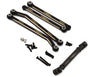 Treal Hobby FCX24 Brass Extended Rear Suspension Link Set (+12mm) w/Steel Driveshaft