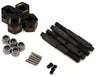Treal Hobby Redcat Gen8 Brass Extended Wheel Hub Hex Adaptors (11mm) (4) w/(+5mm) Wide Stub Axles
