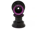 Treal Hobby Losi LMT Aluminum Monster Truck Bead-Lock Wheels (Black/Purple)