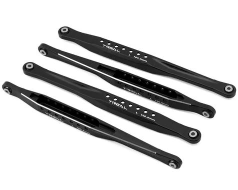 Treal Hobby Losi LMT Aluminum Trailing Arms (4) (160.5mm) (Long) (LMT 2.0/Bog Hog/King Sling)