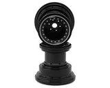 Treal Hobby Losi LMT Aluminum Monster Truck Bead-Lock Wheels (Black/Purple)