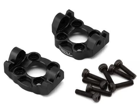 Treal Hobby Losi Mini LMT Aluminum Front C Hub Spindle Carriers (2) (0 Degree)