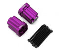 Treal Hobby Losi® Mini LMT 7075 Aluminum Rear Hub Axle Mounts (3°) (2)