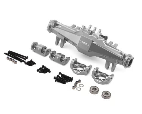 Treal Hobby Losi LMT 2.0 7075 Aluminum Front Axle Housing Set w/Aluminum C-Hubs & Bottom Shock Mounts