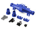 Treal Hobby Losi LMT 2.0 7075 Aluminum Rear Axle Housing Set (Silver) w/Aluminum Rear Hubs & Bottom Shock Mounts