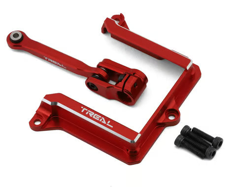Treal Hobby 7075 Aluminum Steering Servo Horn Tie Rod Link & Mount Set for Traxxas® Maxx® & Maxx Slash® (25T)