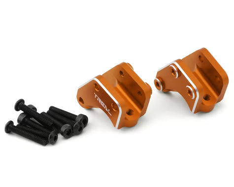Treal Hobby Axial RBX10 Ryft Brass Front Link Mounts (2) (29g)