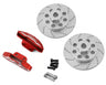 Treal Hobby Axial RBX10 Ryft Aluminum Brake Disc Caliber Hubs (2)