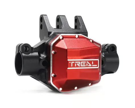 Treal Hobby Axial SCX10 Pro 7075 Aluminum Rear Center Axle Housing w/Differential Cover