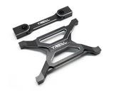 Treal Hobby Axial SCX10 Pro 7075 Billet Aluminum Rear Chassis Brace Set w/Body Post Mount