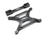 Treal Hobby Axial SCX10 Pro 7075 Billet Aluminum Rear Chassis Brace Set w/Body Post Mount