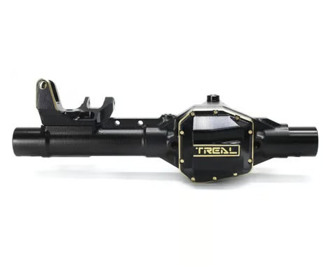 Treal Hobby Axial SCX10 Pro 7075 Aluminum Front Axle Housing w/Brass Differential Cover