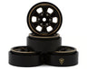 Treal Hobby Type C 1.0" 4-Slot Brass Beadlock Wheels