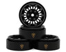 Treal Hobby Type C 1.0" Aluminum Beadlock Crawler Wheels (4) (27.3g)
