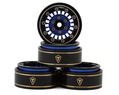Treal Hobby Type C 1.0" Aluminum Beadlock Crawler Wheels (4) (27.3g)
