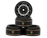 Treal Hobby Type C 1.0" Aluminum Beadlock Crawler Wheels (4) (27.3g)