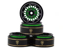 Treal Hobby Type C 1.0" Aluminum Beadlock Crawler Wheels (4) (27.3g)