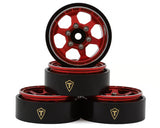 Treal Hobby Type D 1.0" Concave 6-Spok Beadlock Wheels (4) (21.2g)