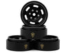 real Hobby Type E 1.0" 6-Slot Beadlock Wheels (4) (21.9g)
