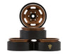 real Hobby Type E 1.0" 6-Slot Beadlock Wheels (4) (21.9g)