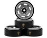 real Hobby Type E 1.0" 6-Slot Beadlock Wheels (4) (21.9g)