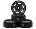 real Hobby Type E 1.0" 6-Slot Beadlock Wheels (4) (21.9g)