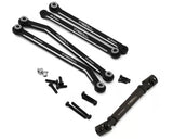 Treal Hobby FCX24 Aluminum Extended Rear Suspension Link Set (+12mm) w/Steel Driveshaft