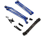 Treal Hobby FCX24 Aluminum Extended Rear Suspension Link Set (+12mm) w/Steel Driveshaft