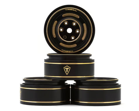 Treal Hobby Type C 1.0" 4-Slot Brass Beadlock Wheels