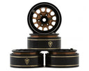 Treal Hobby Type I 1.0" Classic 12-Spoke Beadlock Wheels (4) (27.2g)