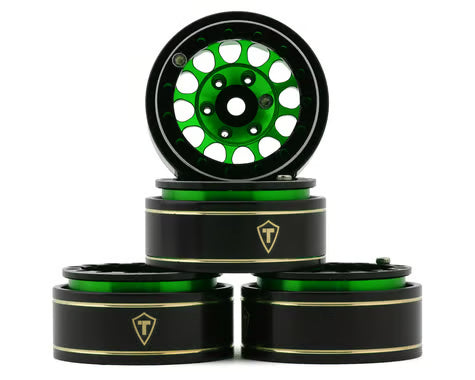 Treal Hobby Type I 1.0" Classic 12-Spoke Beadlock Wheels (4) (27.2g)