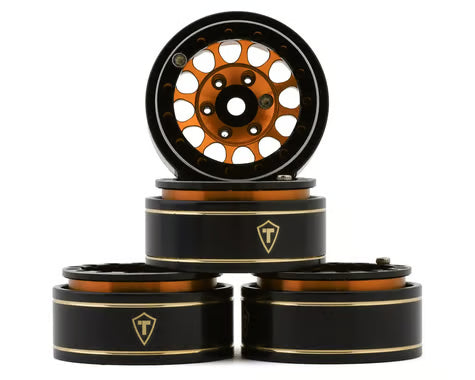 Treal Hobby Type I 1.0" Classic 12-Spoke Beadlock Wheels (4) (27.2g)