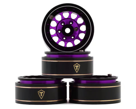 Treal Hobby Type I 1.0" Classic 12-Spoke Beadlock Wheels (4) (27.2g)