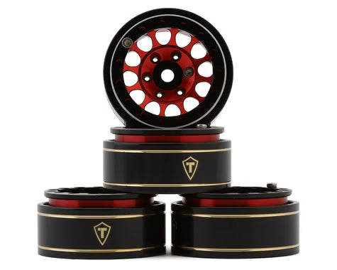 Treal Hobby Type I 1.0" Classic 12-Spoke Beadlock Wheels (4) (27.2g)